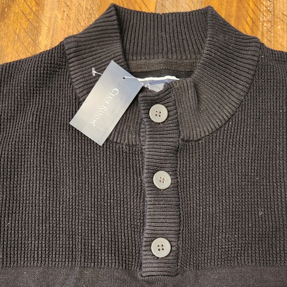 NWT Mens black sweater XL - Picture 3 of 4